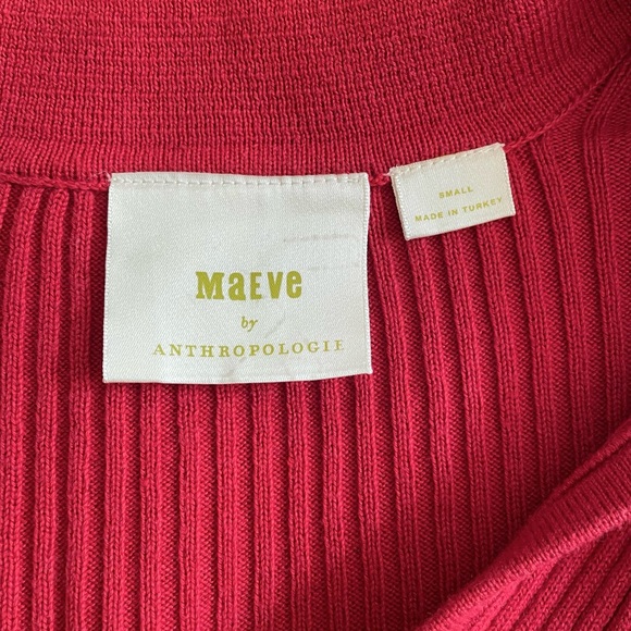 Anthropologie Maeve Polo Bell Sleeve Sweater Size S - Picture 3 of 8